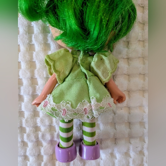 Vintage Lime Chiffon Strawberry Shortcake Kennar Doll With Outfit - Picture 7 of 9